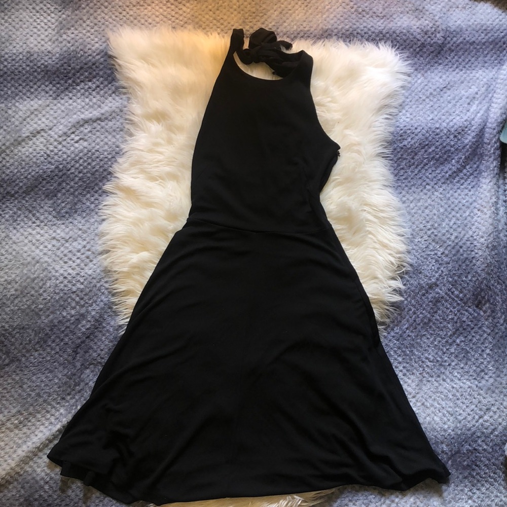 Isaac Mizrahi | for target halter black dress xs